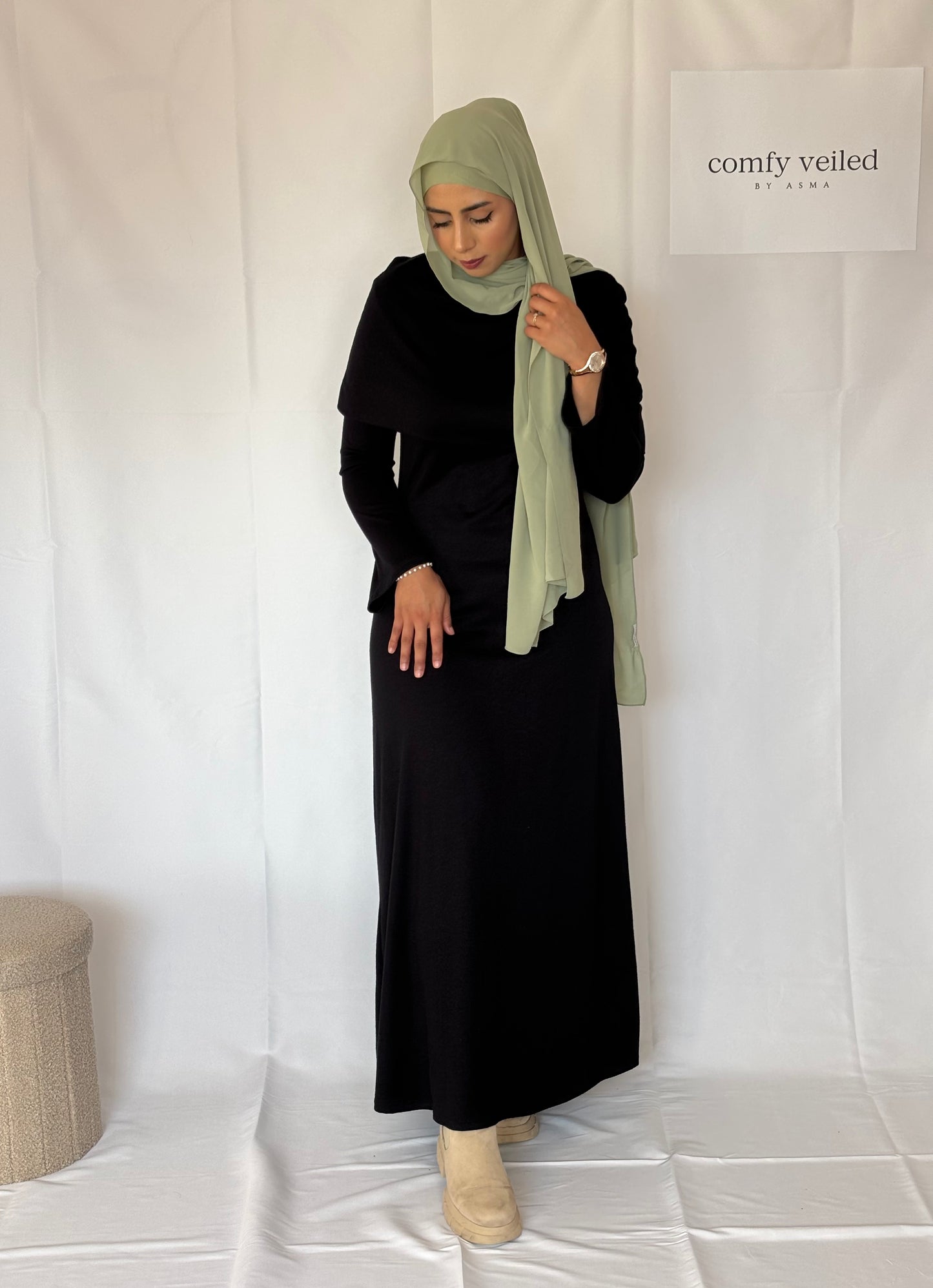 winter dress Black