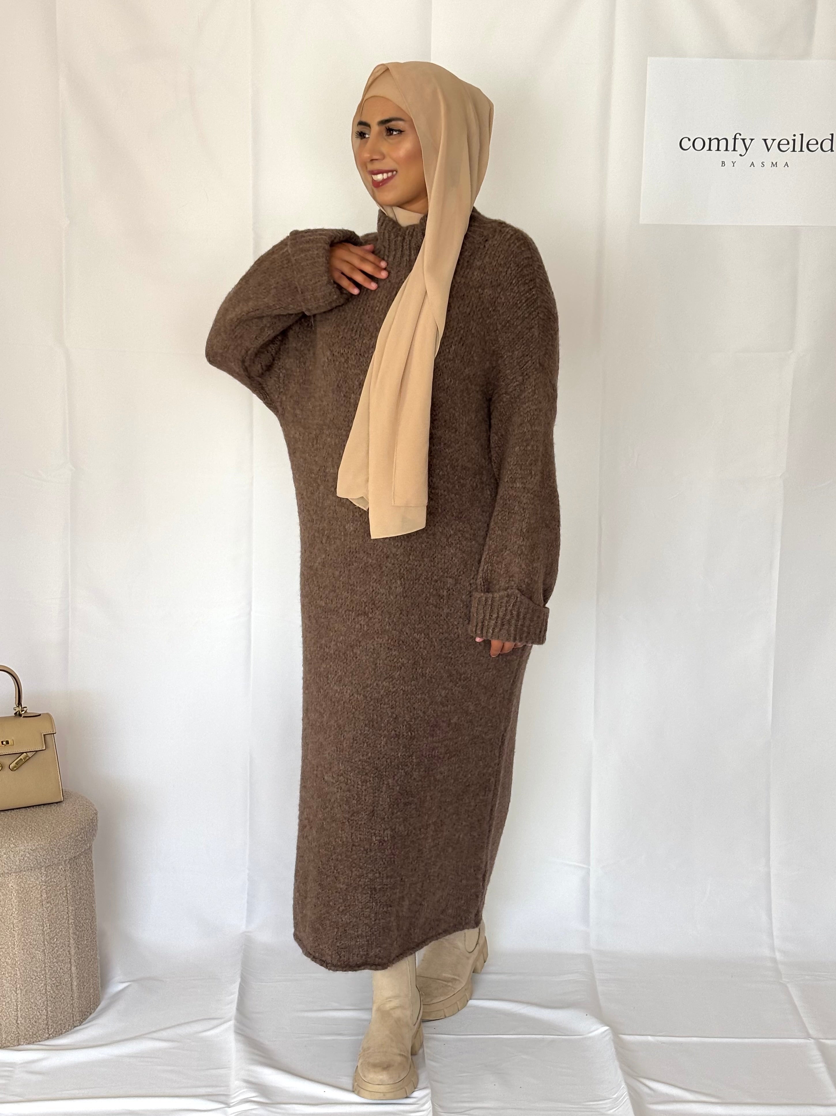 AMIRA (long knit dress) Comfy Veiled by Asma AMIRA (long knit dress) Comfy Veiled by Asma