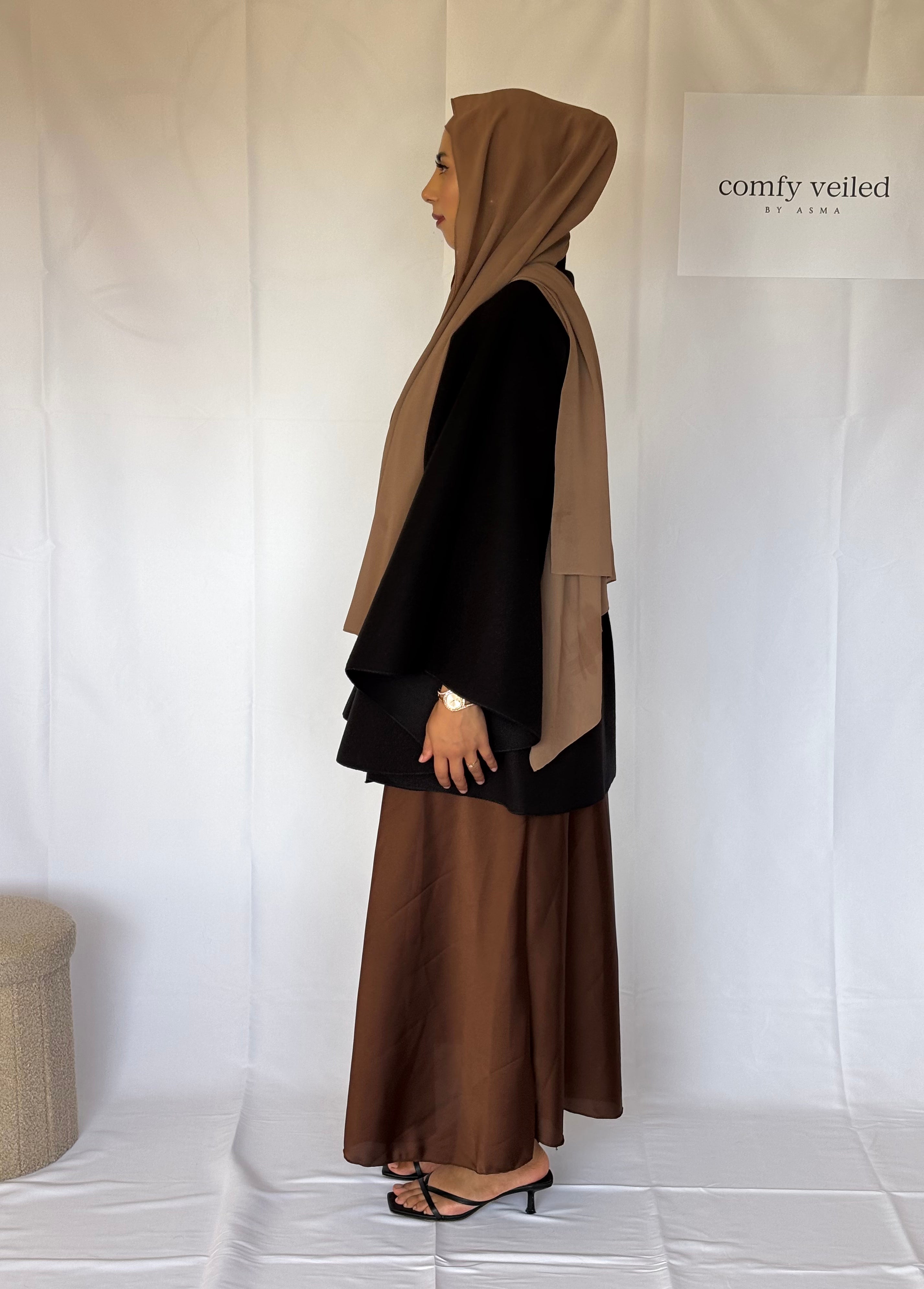 Aaliyah Black Cape Jacket