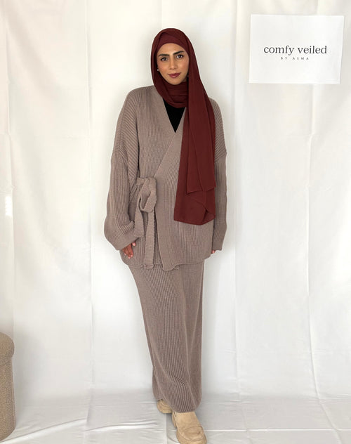 2 piece modest winter outfit Fango