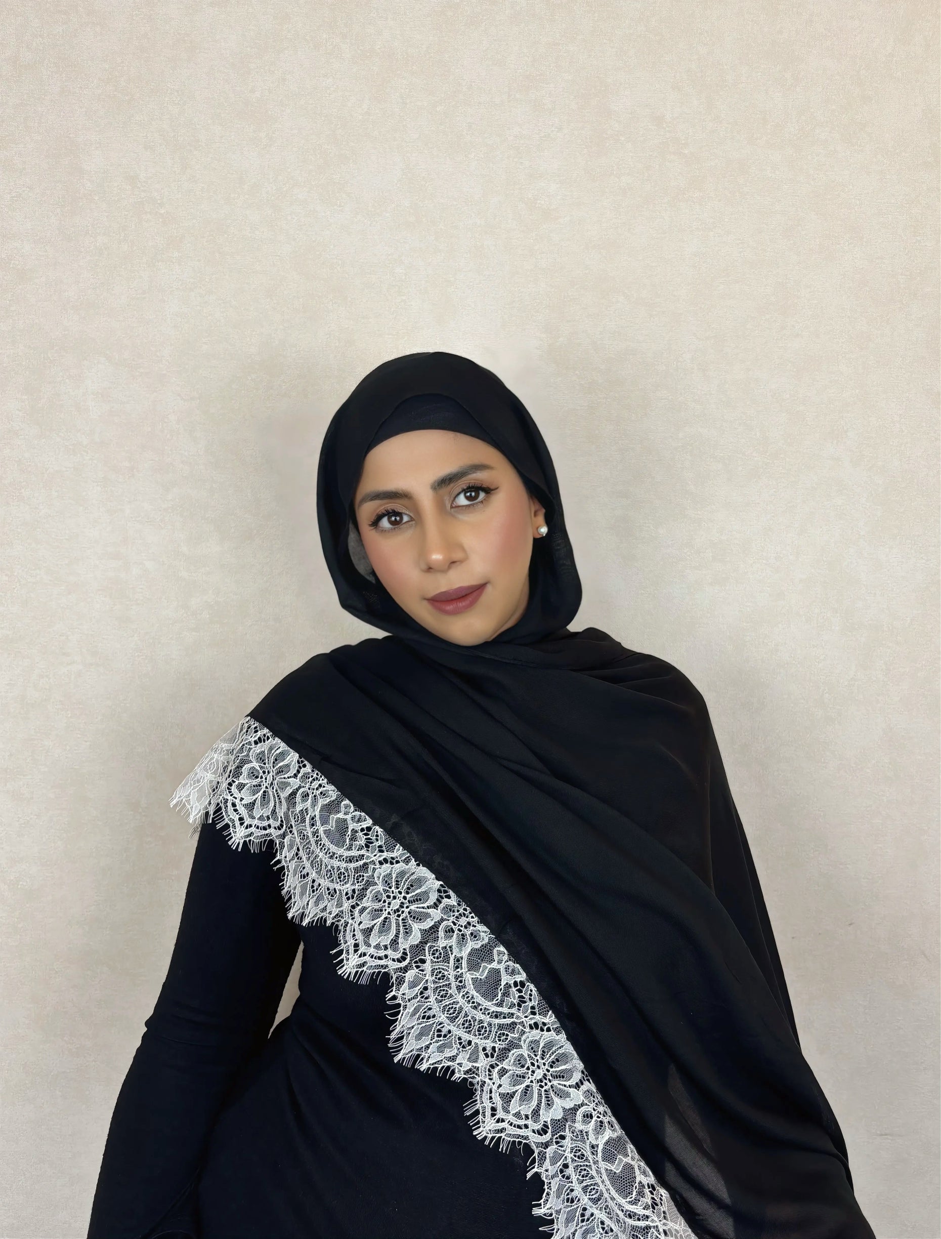Black Swan - MODAL LACE HIJAB