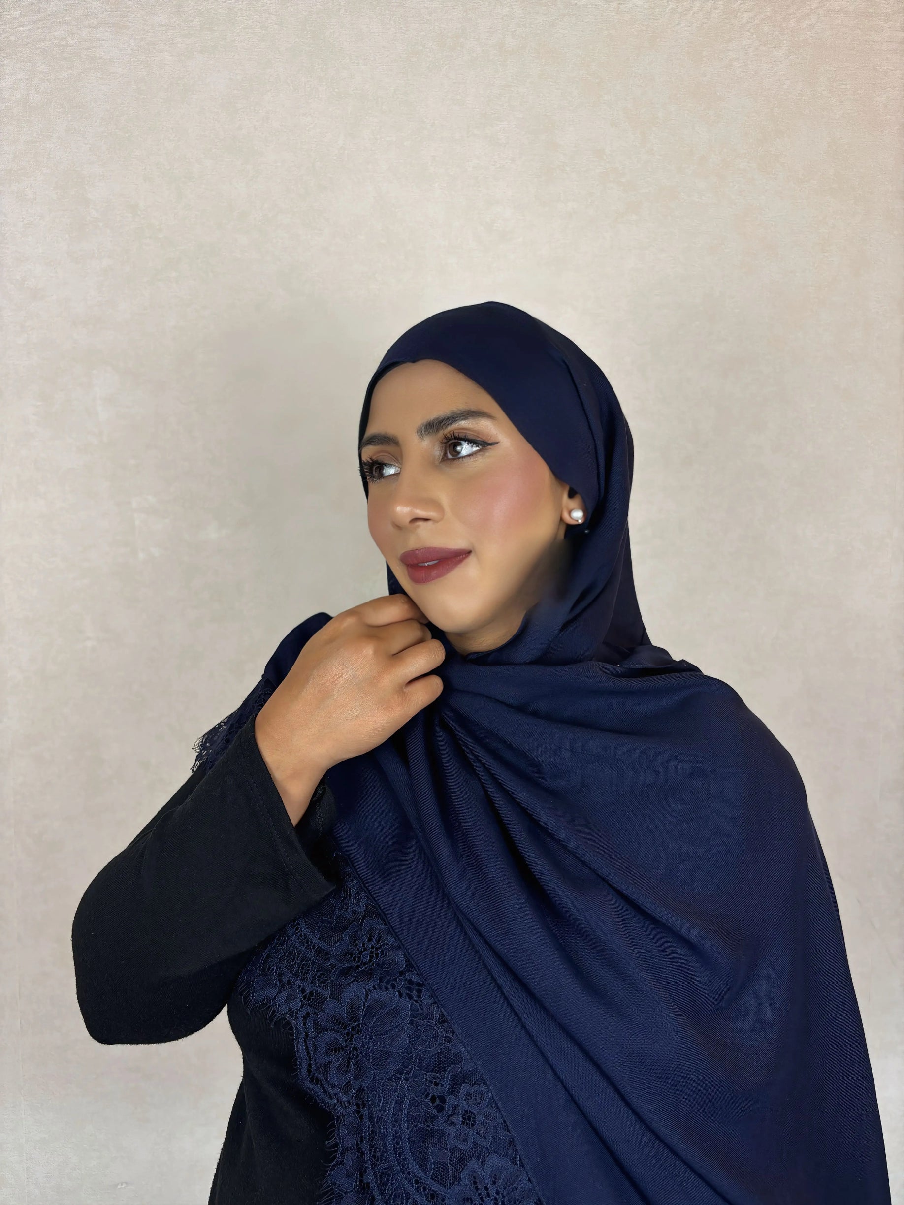 Marineblau - MODAL-SPITZEN-HIJAB