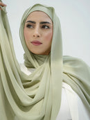 PISTACHIO - Matching Hijab & Non-Slip Undercap