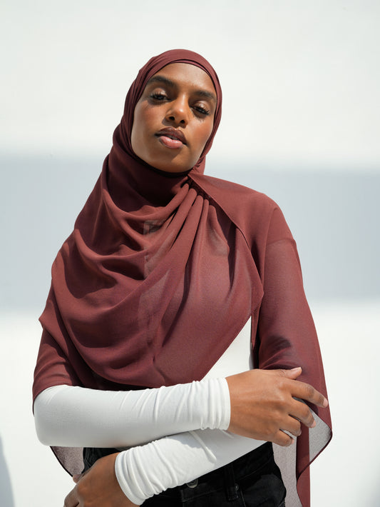 SAFFRON - Matching Hijab & Non-Slip Undercap