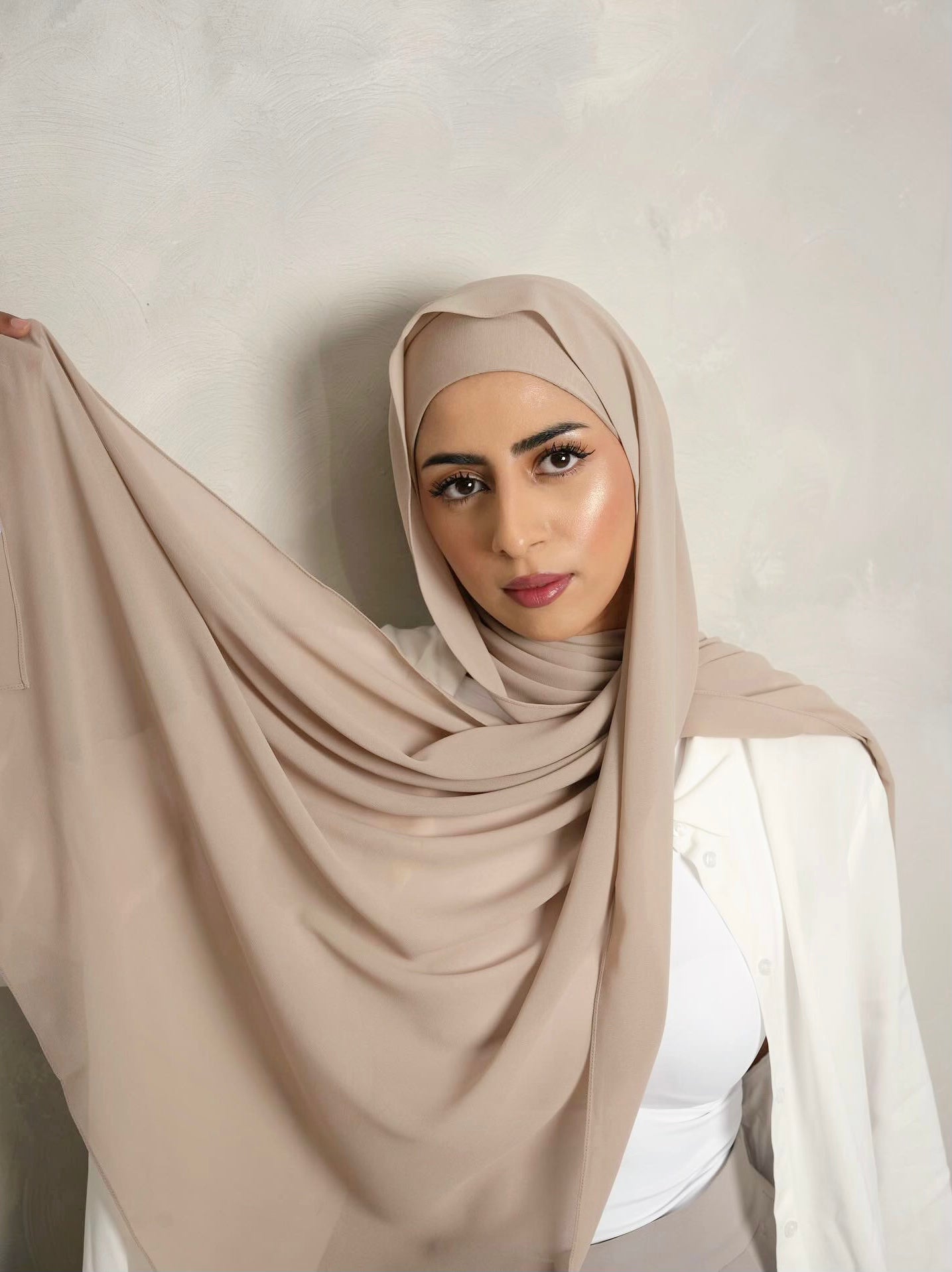 TAHINI - Matching Hijab & Non-Slip Undercap