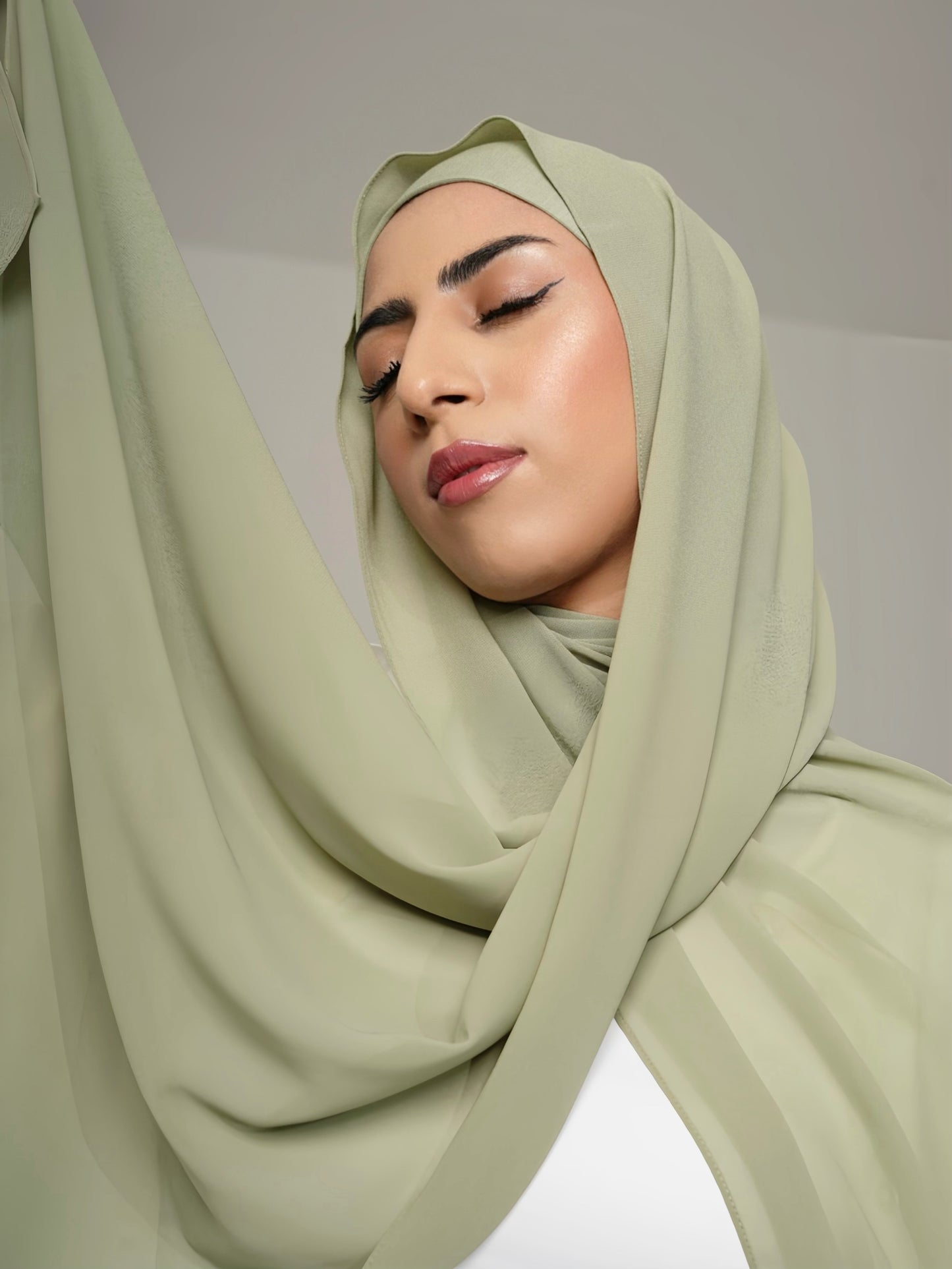 PISTACHIO - Matching Hijab & Non-Slip Undercap