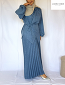 Modest 2-Piece Dress Denim