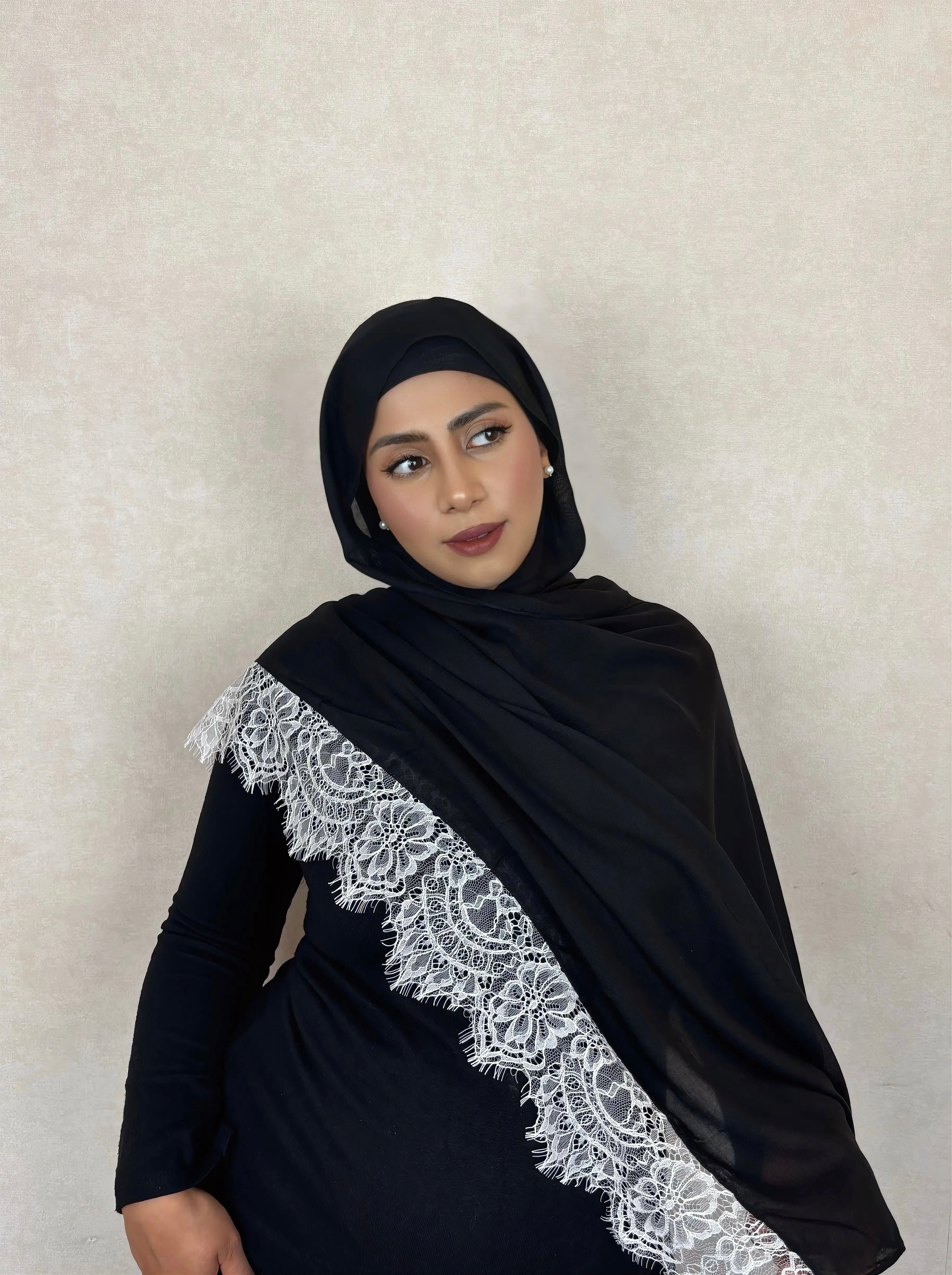 Black Swan - MODAL LACE HIJAB