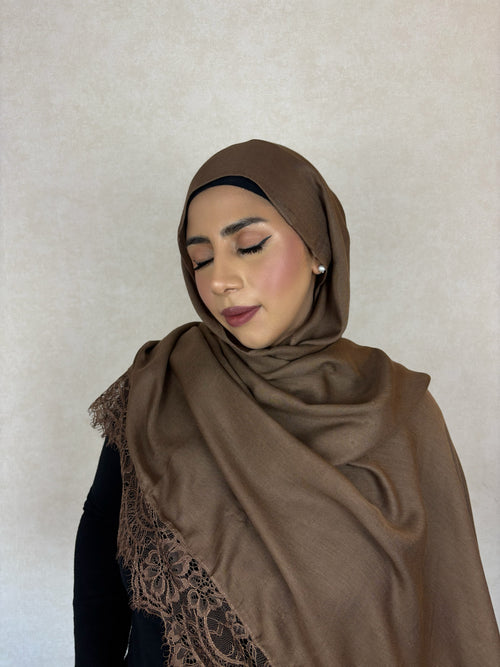 Caramel -  MODAL LACE HIJAB