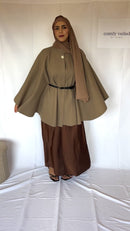 Aaliyah Mocha Cape Jacket