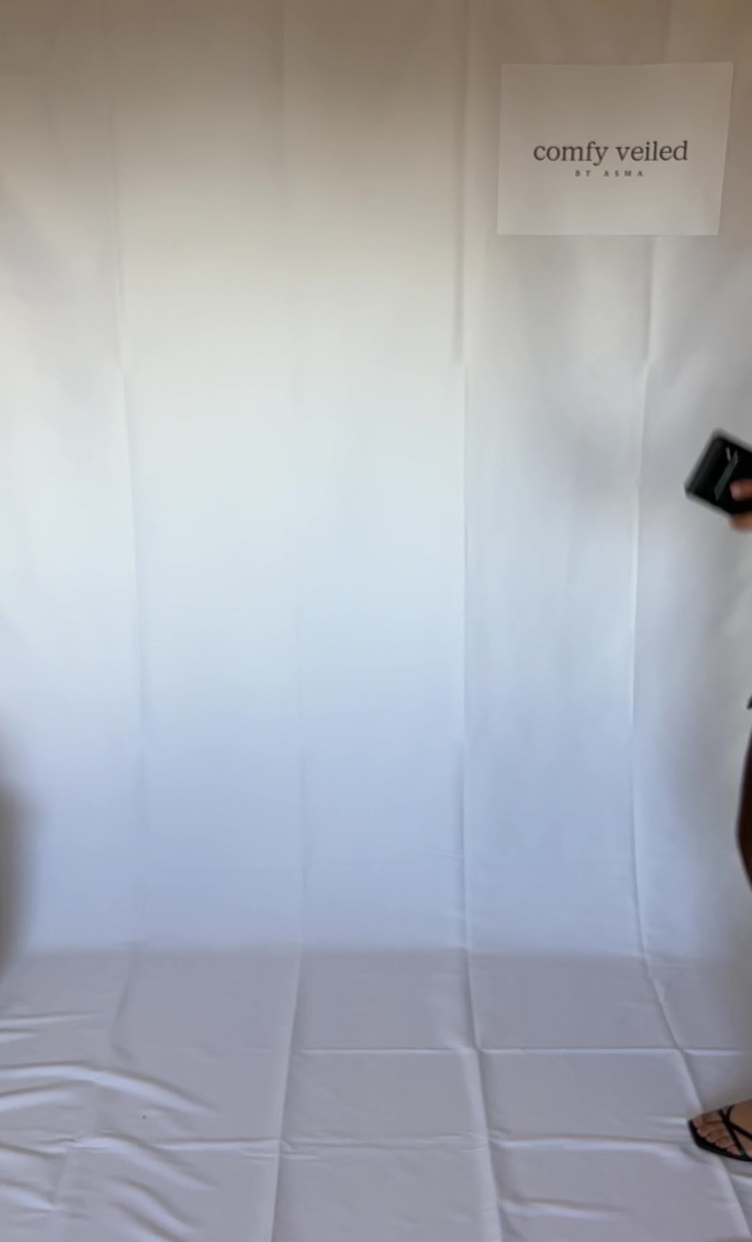 Long brown satin skirt