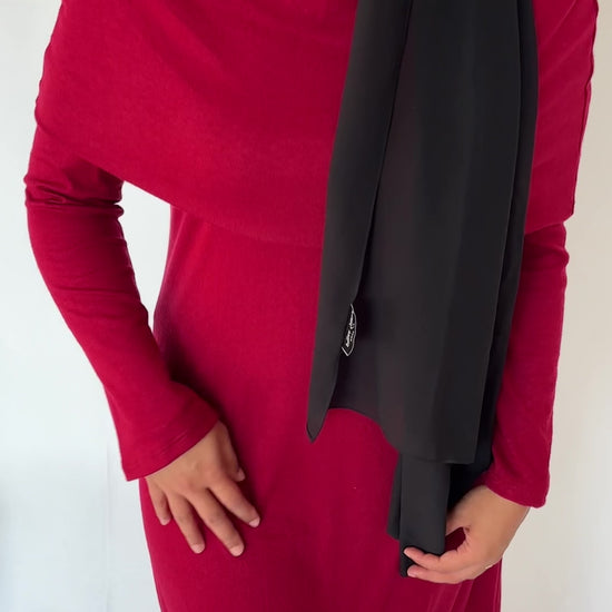 winter dress Cranberry