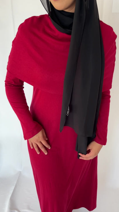winter dress Cranberry