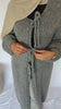Long cardigan winter color Dark Grey