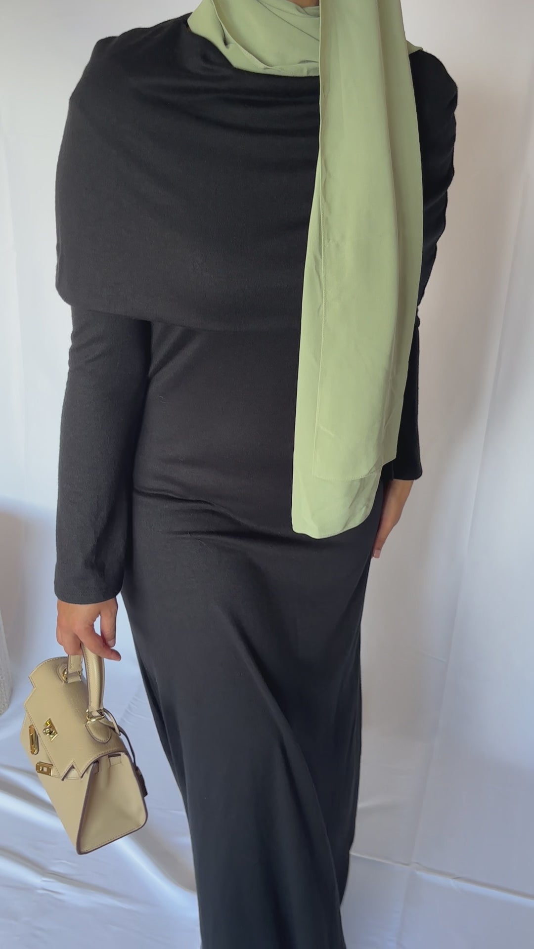 winter dress Black